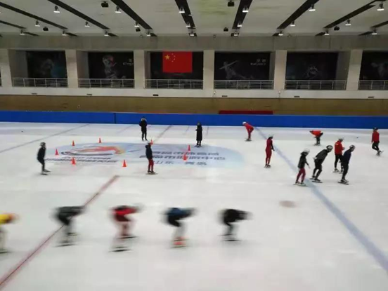 文体公司体育分公司顺利完成2018年“中国杯” 短道速滑精英赛保障工作(图1)