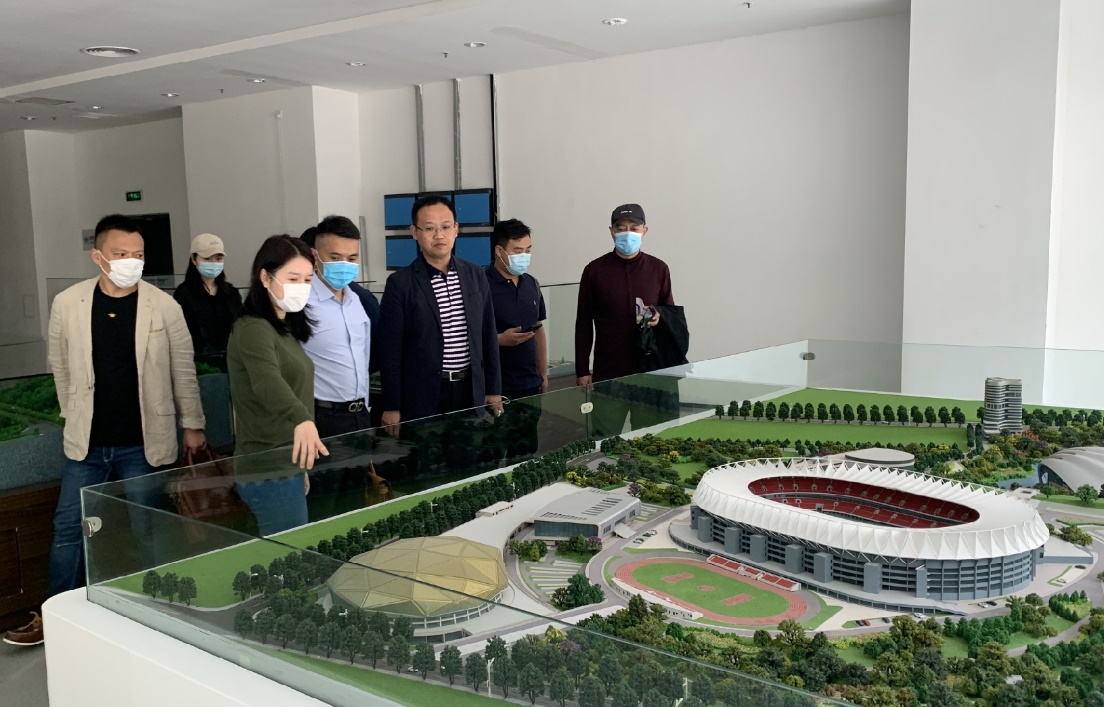 深圳美高文体集团到文体公司考察调研(图1)