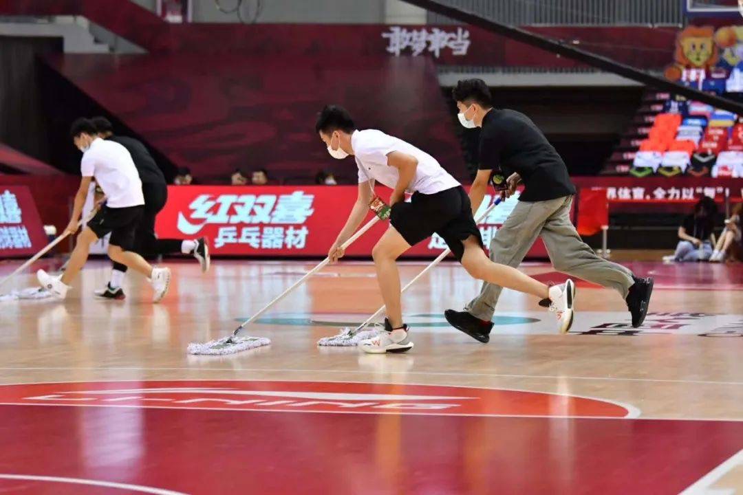 文体公司全力以赴，做好CBA复赛保障工作(图2)