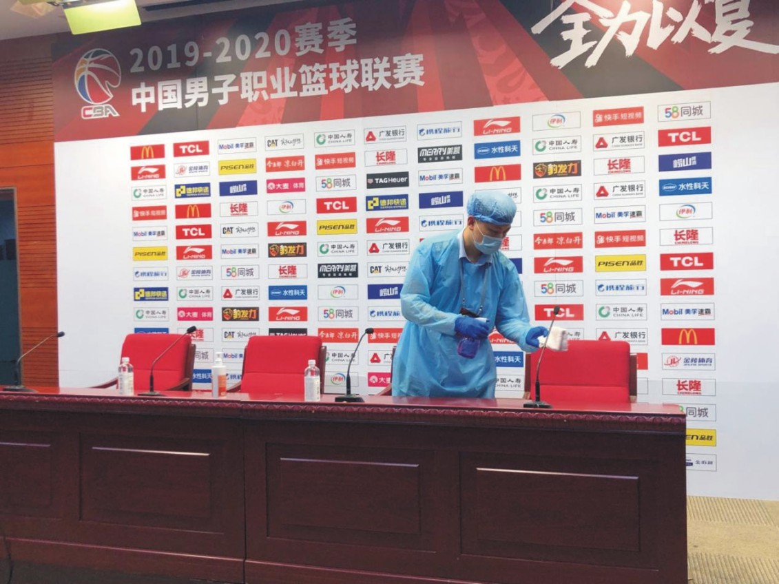 文体公司全力以赴，做好CBA复赛保障工作(图3)