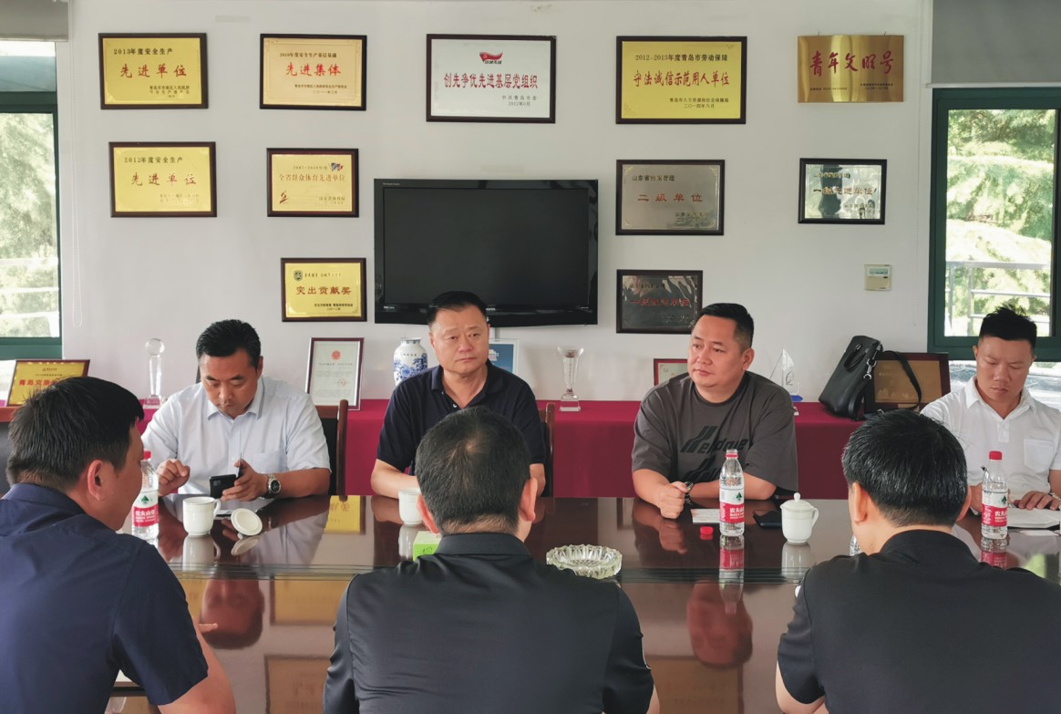 文体公司汇泉湾分公司与海南旅游集团开展项目合作洽谈(图1)