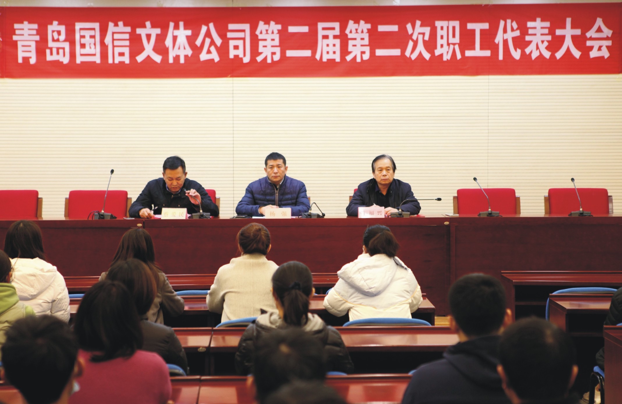 文体公司组织召开第二届第二次职工代表大会(图2)